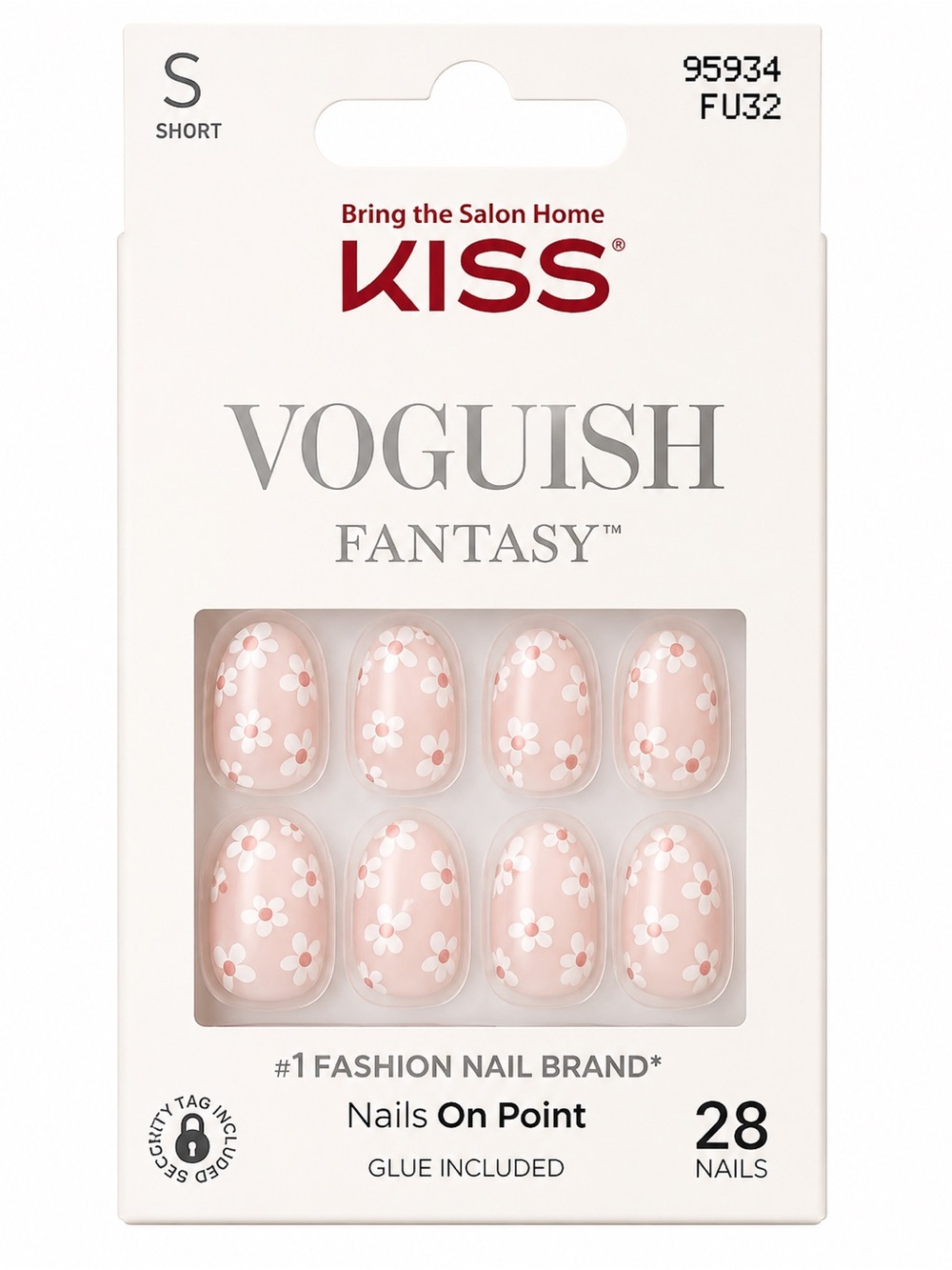 KISS VoguiSH Fantasy Pink Floral Press-On Nails